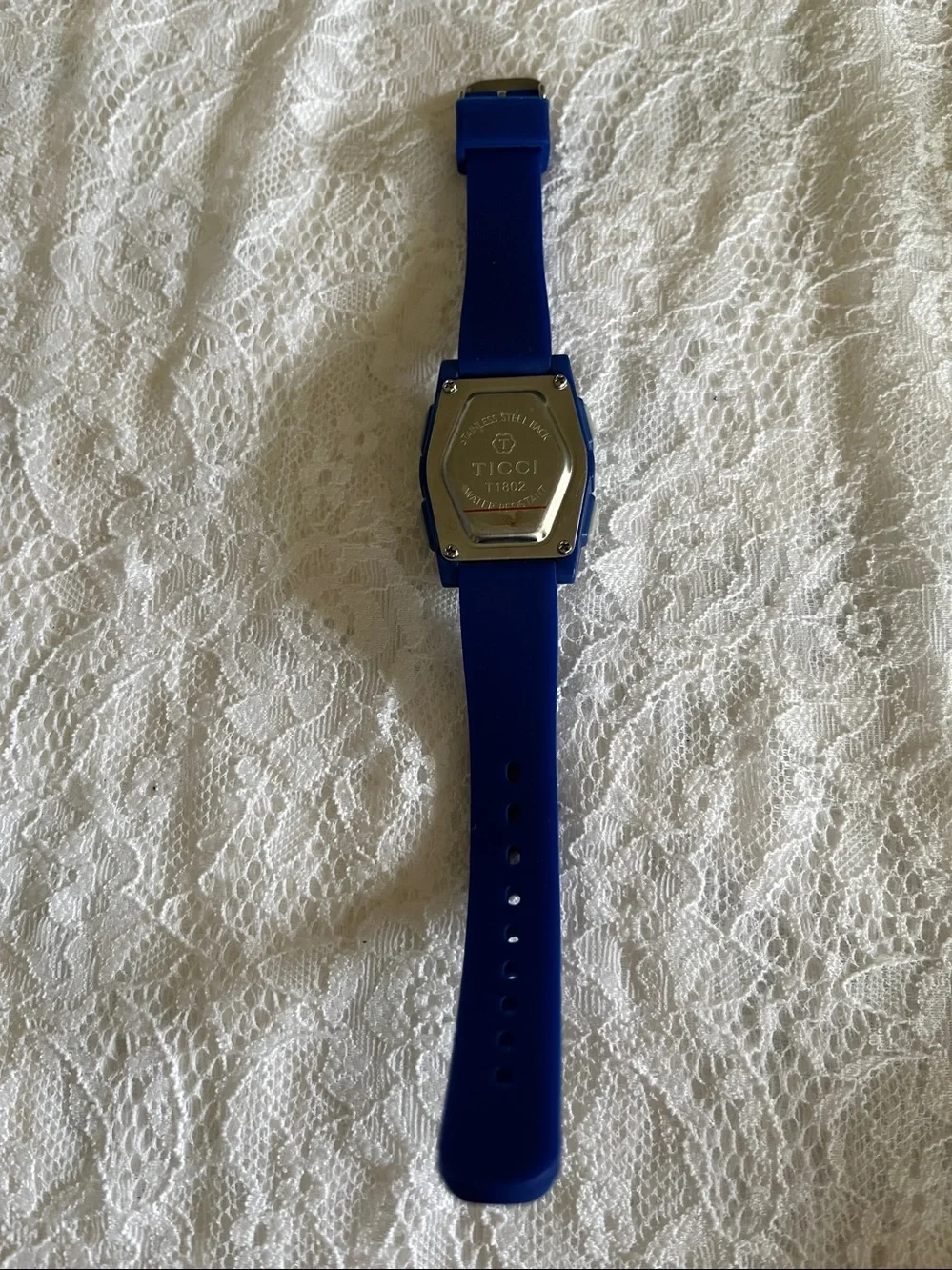 TICCI Children's Blue Digital Sport Watch with Silicone Strap